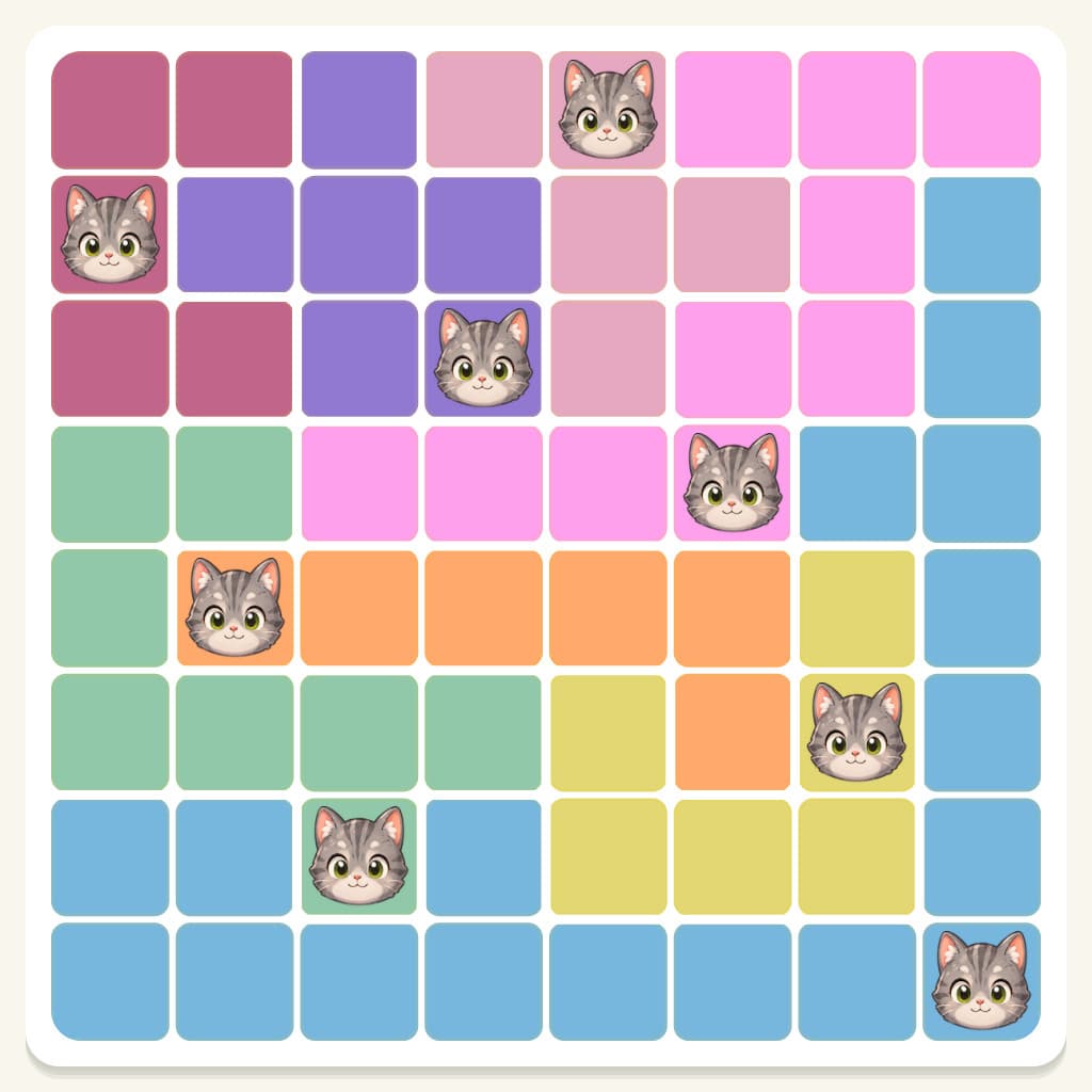 Meowdoku Level 942 Answer, Cheat & Solution