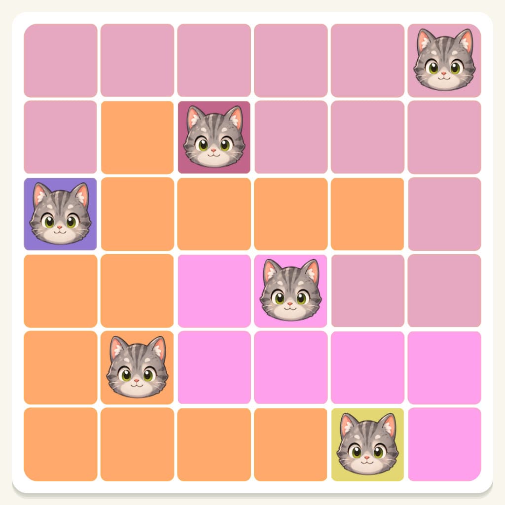 Meowdoku Level 5 Answer, Cheat & Solution