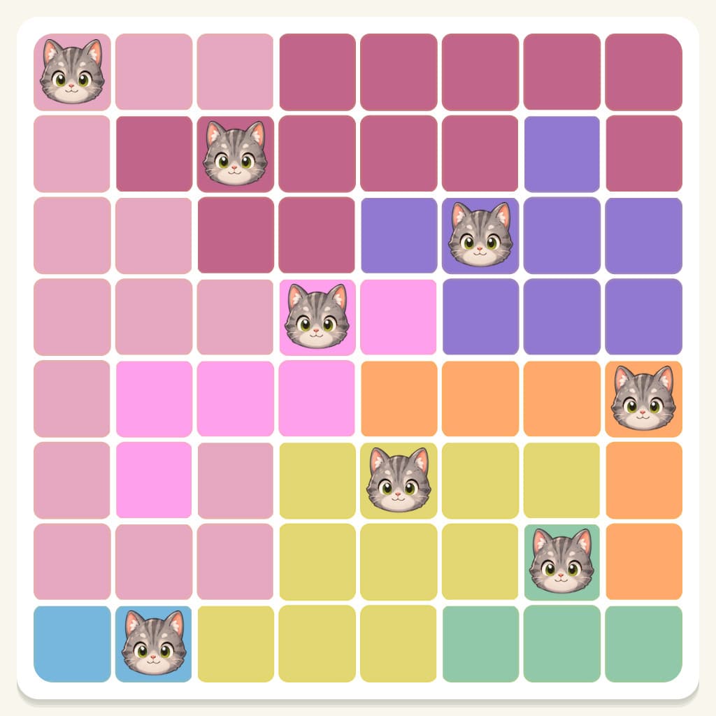 Meowdoku Level 482 Answer, Cheat & Solution