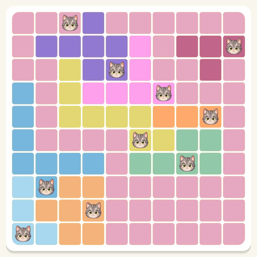 Meowdoku Level 810 Answer, Cheat & Solution