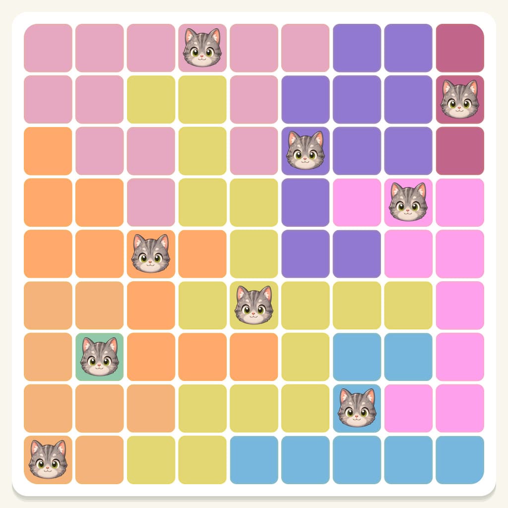 Meowdoku Level 95 Screenshot