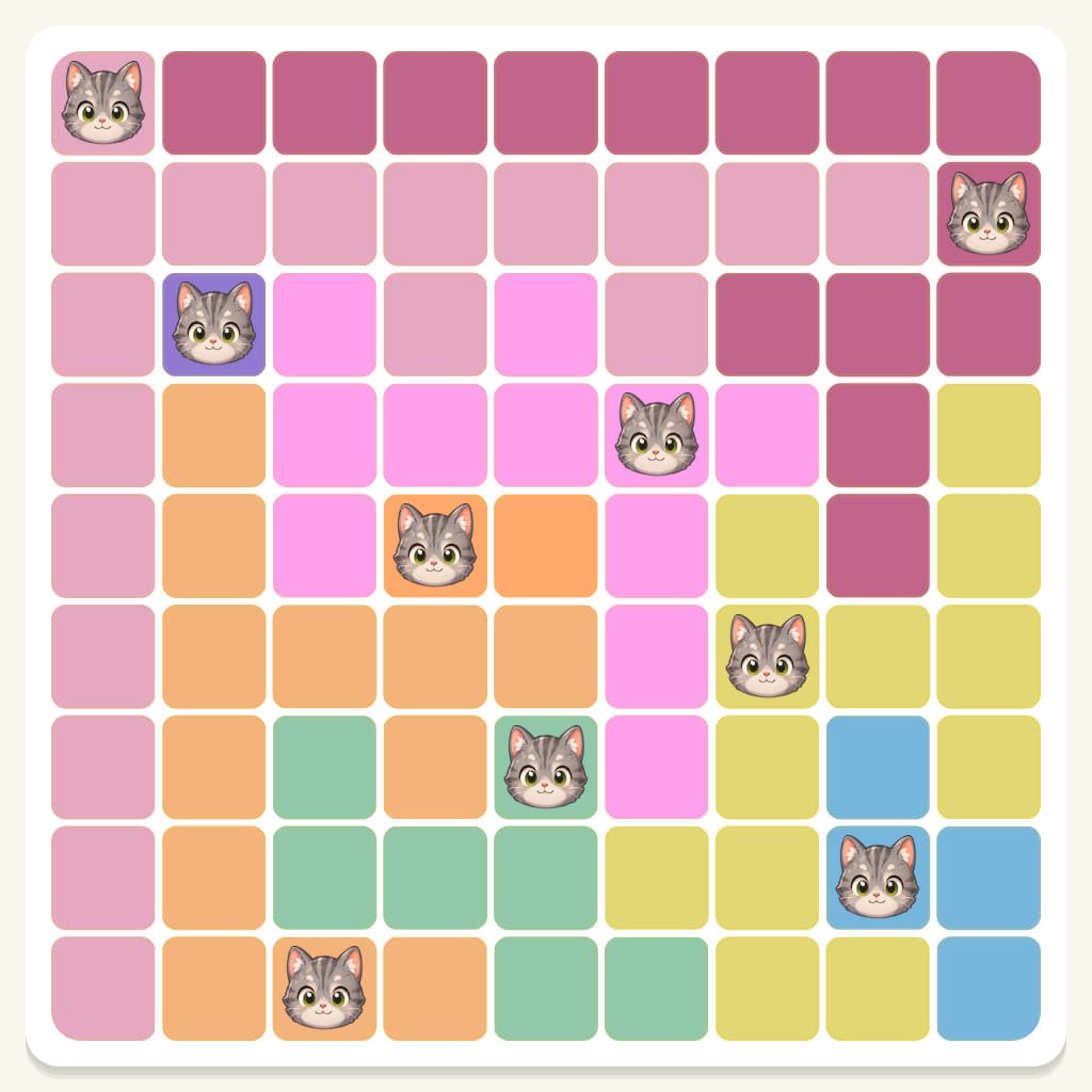 Meowdoku Level 374 Answer, Cheat & Solution