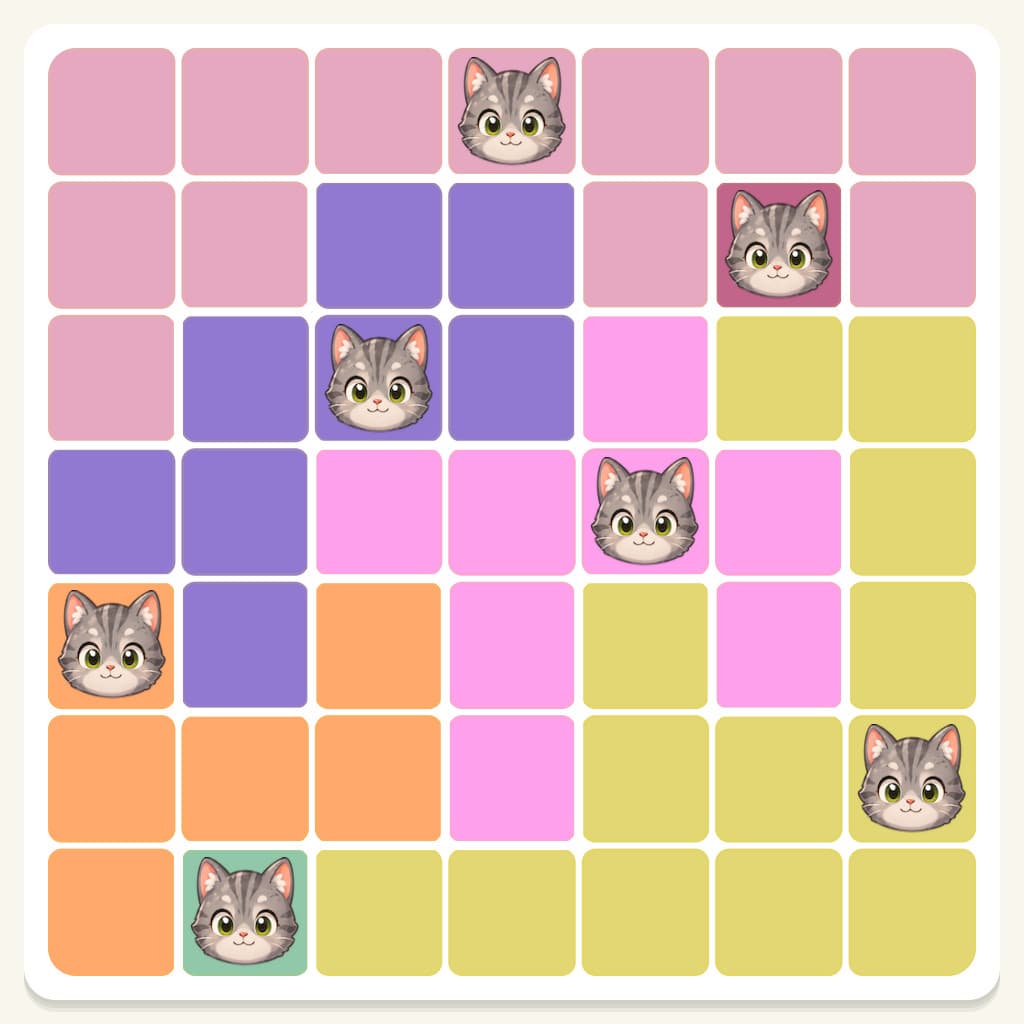 Meowdoku Level 44 Screenshot