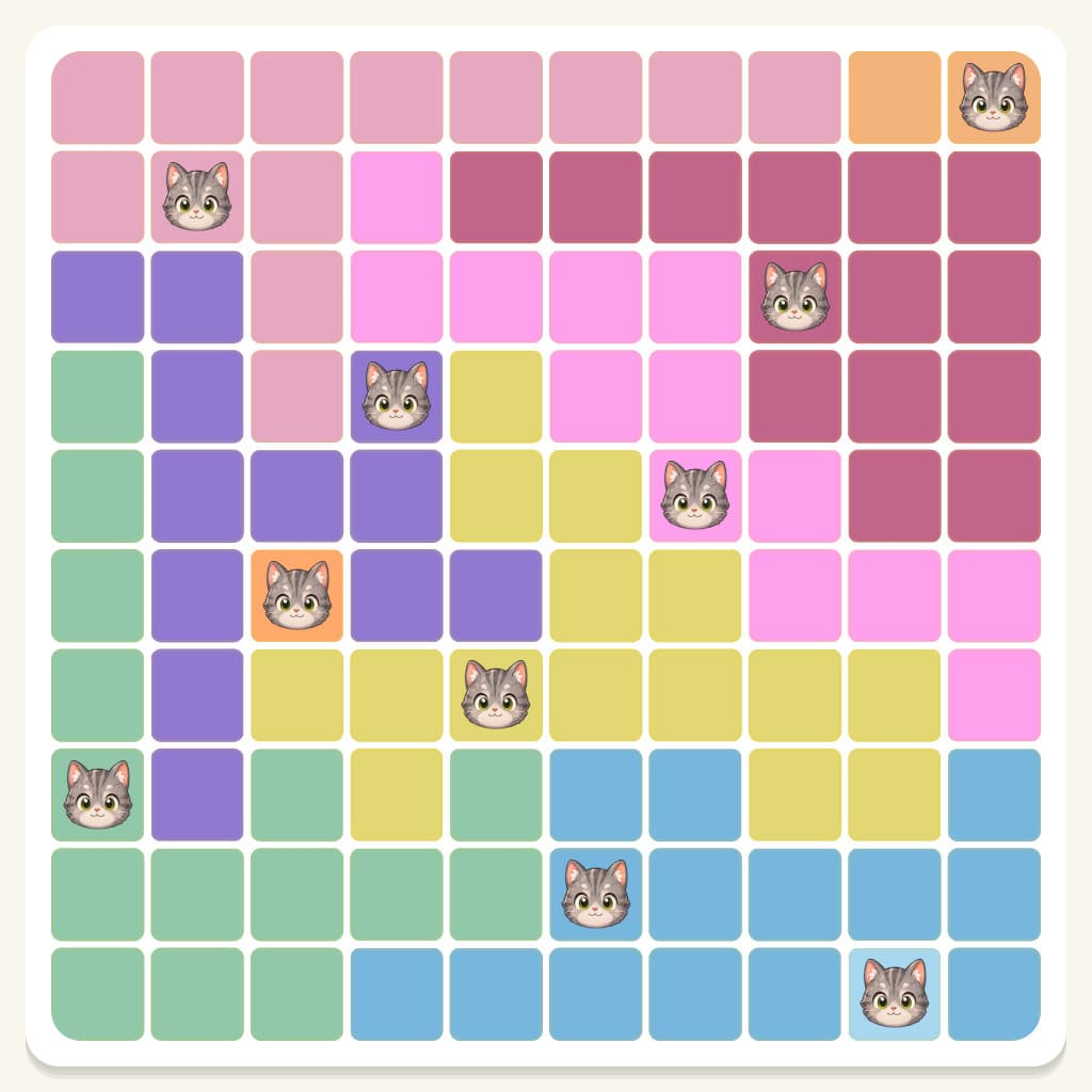 Meowdoku Level 985 Answer, Cheat & Solution