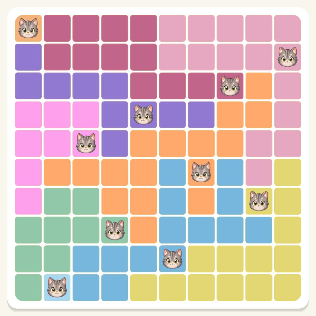 Meowdoku Level 535 Answer, Cheat & Solution
