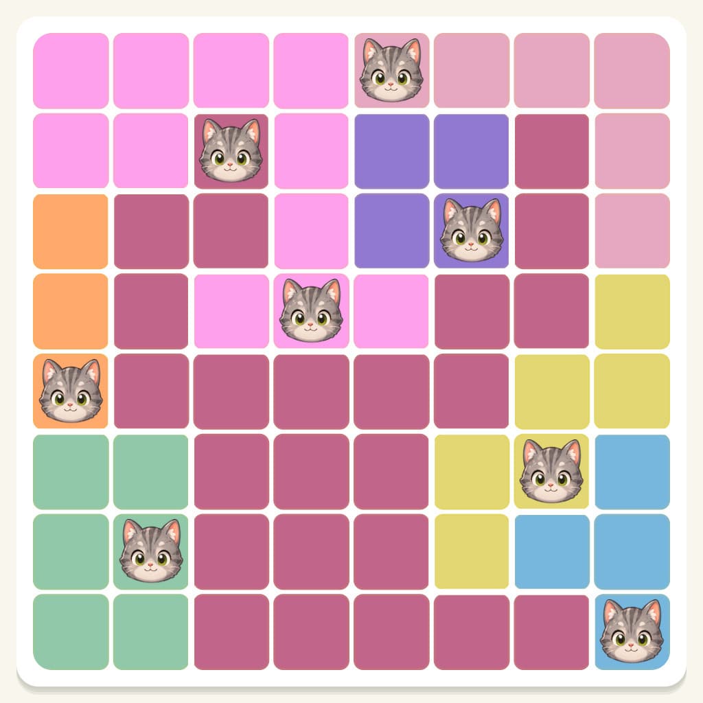 Meowdoku Level 702 Screenshot