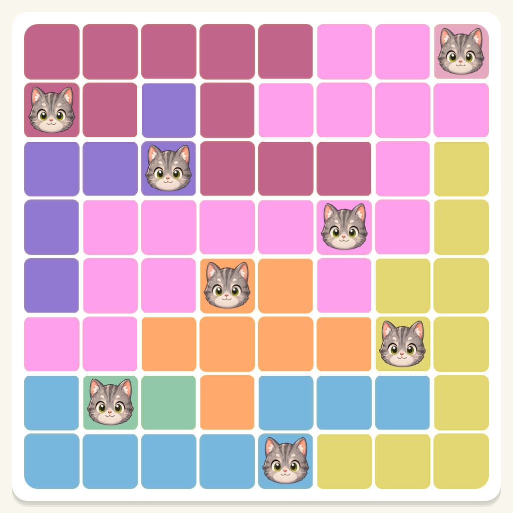 Meowdoku Level 297 Answer, Cheat & Solution