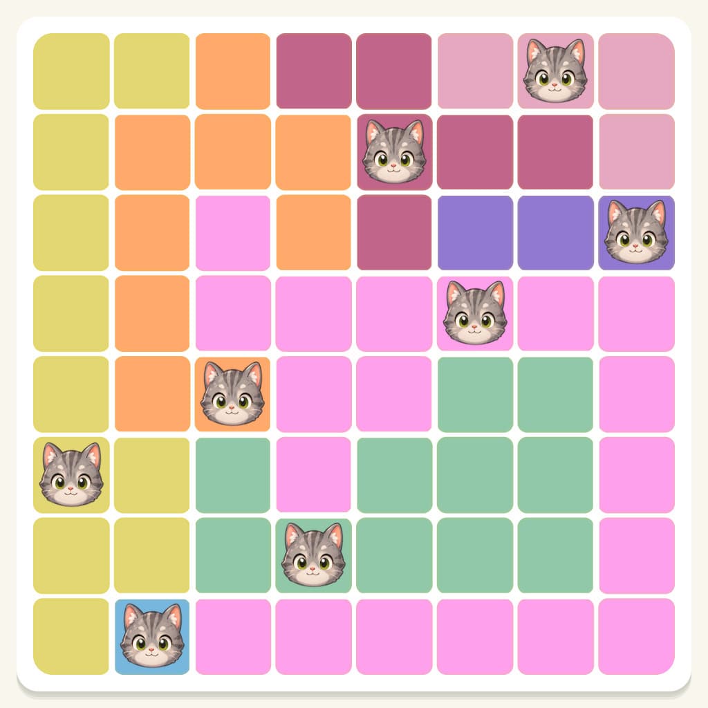 Meowdoku Level 402 Answer, Cheat & Solution
