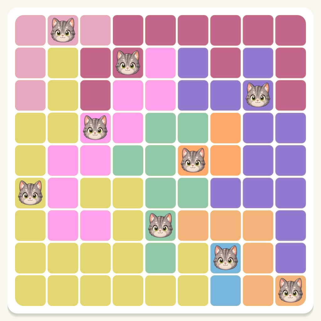 Meowdoku Level 578 Answer, Cheat & Solution