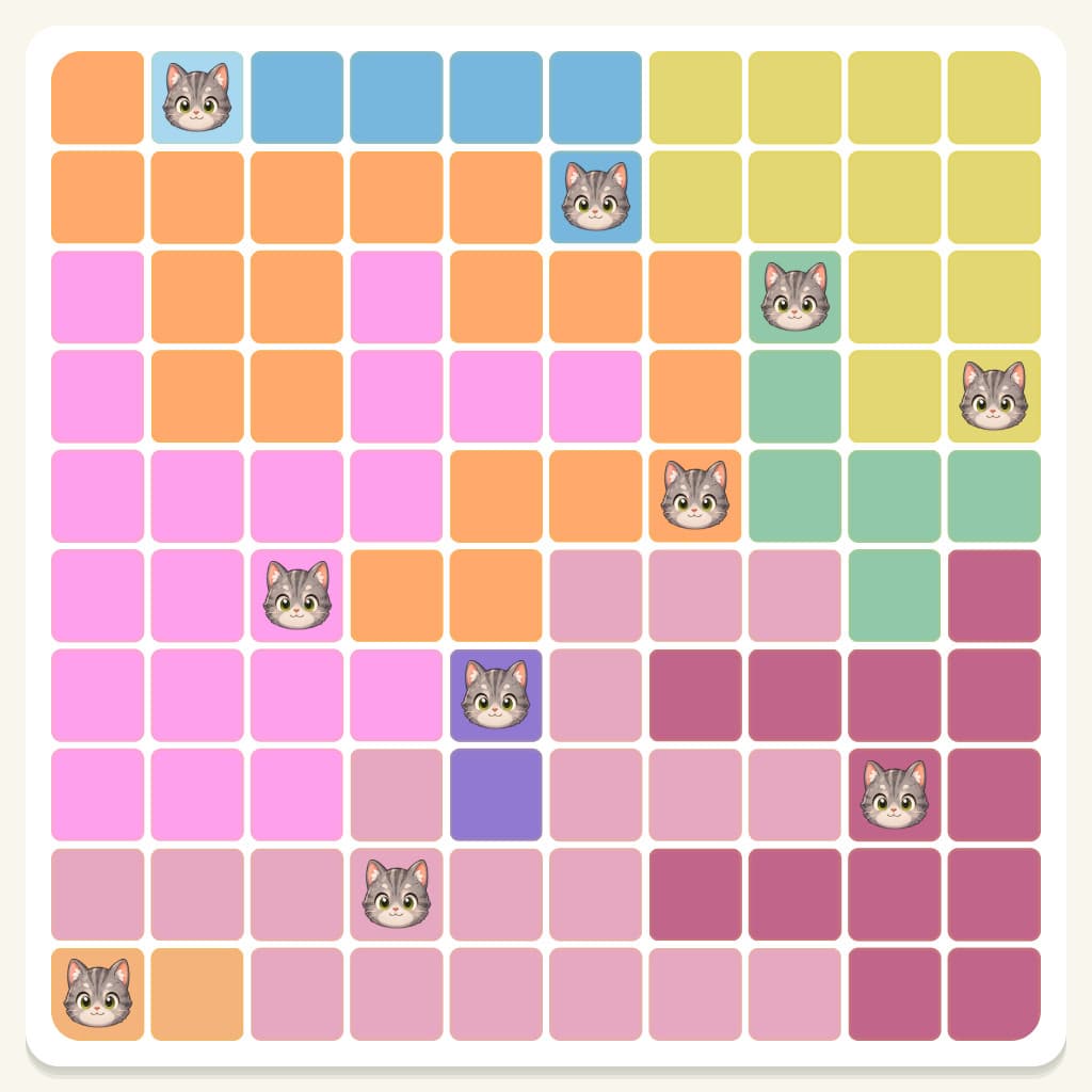 Meowdoku Level 370 Screenshot