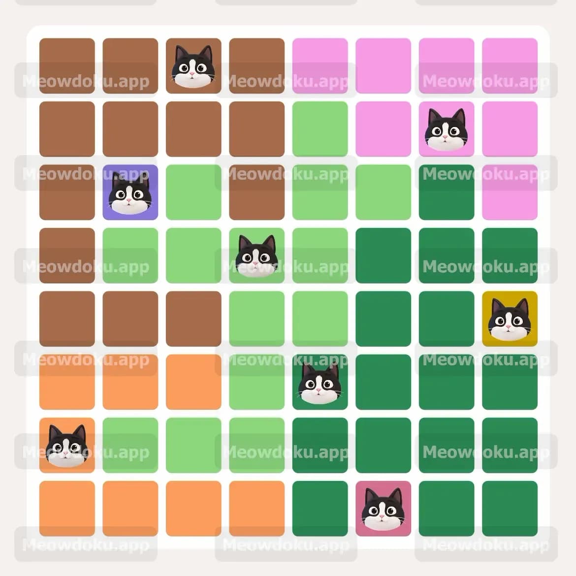 Meowdoku Level 8 Screenshot