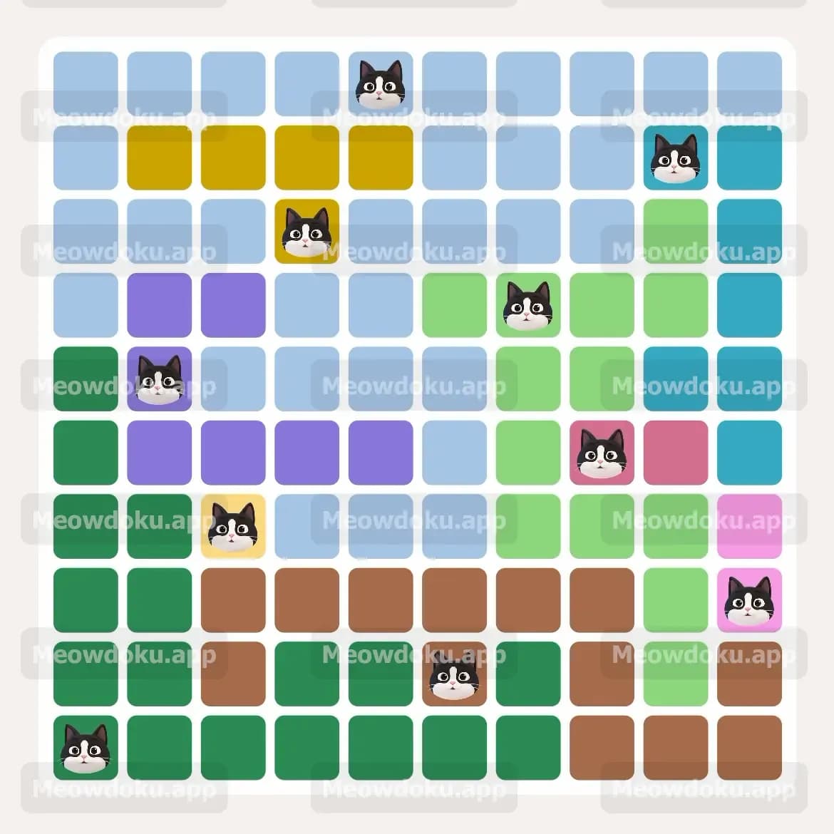 Meowdoku Level 18 Screenshot