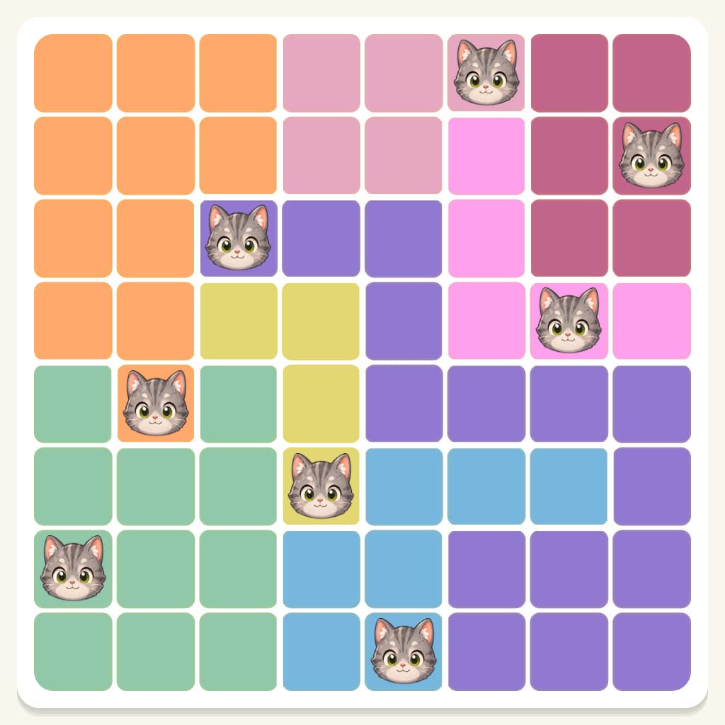 Meowdoku Level 872 Answer, Cheat & Solution