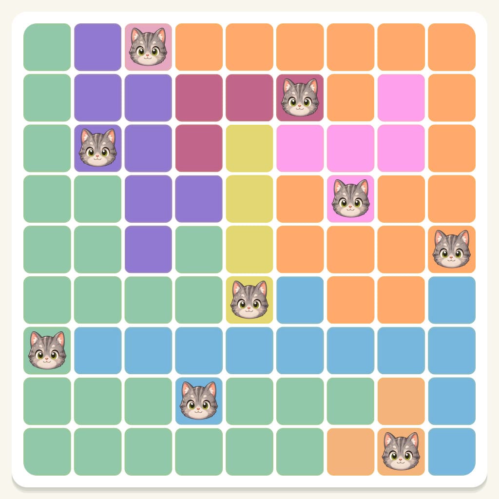 Meowdoku Level 698 Answer, Cheat & Solution