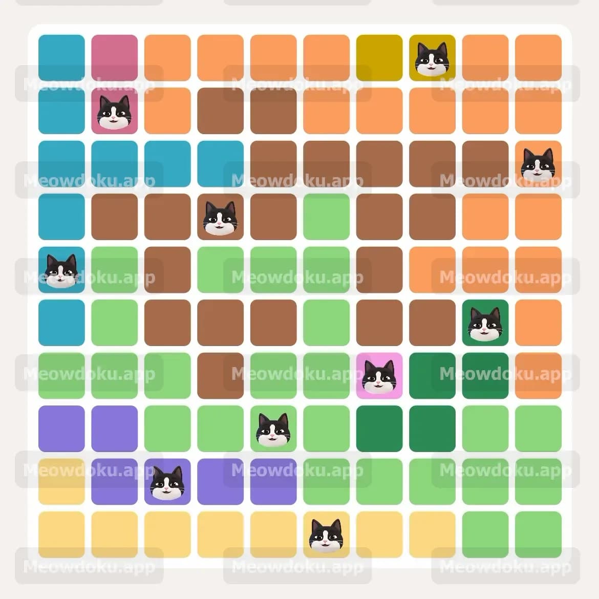 Meowdoku Level 190 Screenshot