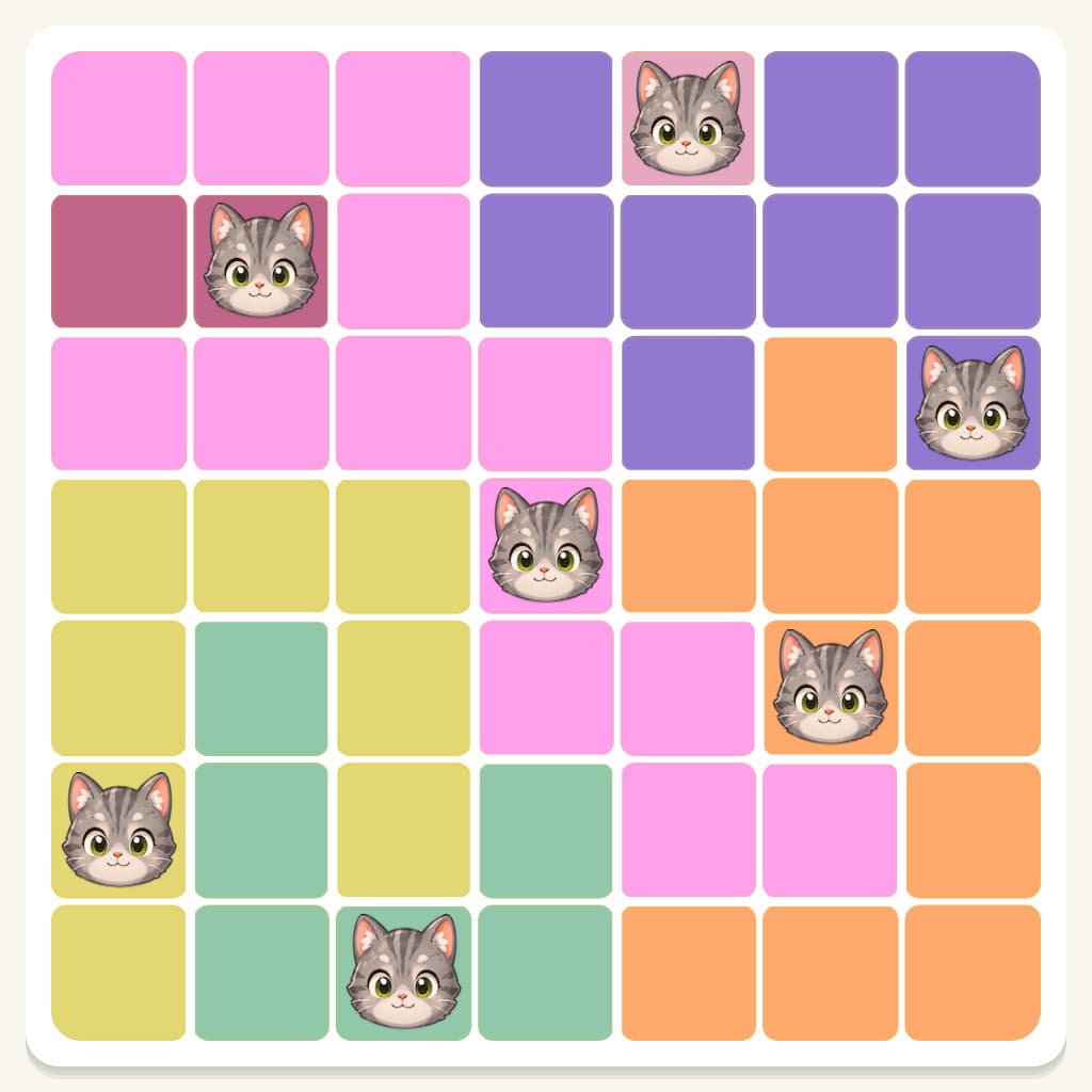 Meowdoku Level 291 Answer, Cheat & Solution