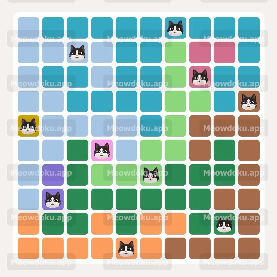 Meowdoku Level 15 Screenshot