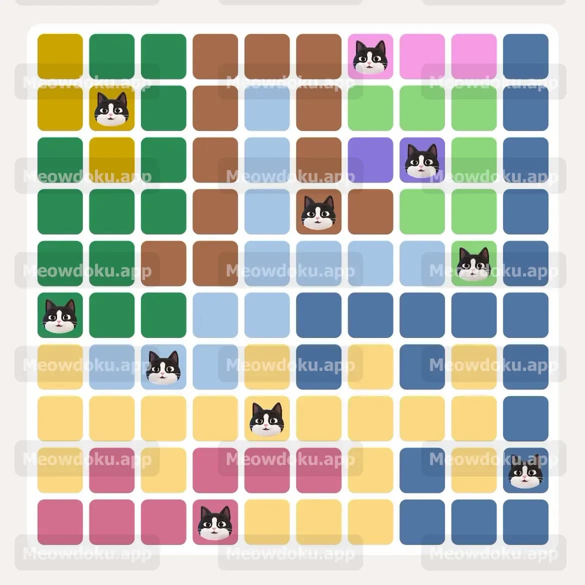 Meowdoku Level 180 Screenshot