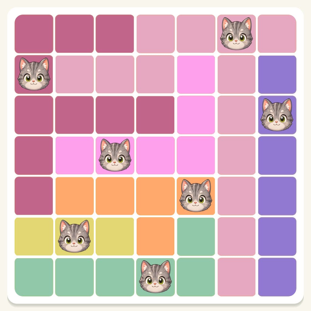 Meowdoku Level 743 Screenshot