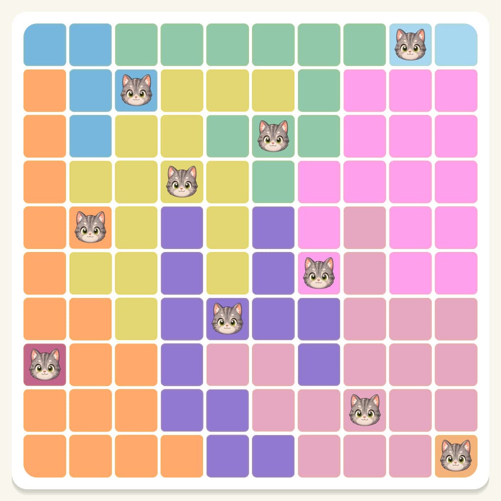Meowdoku Level 340 Answer, Cheat & Solution