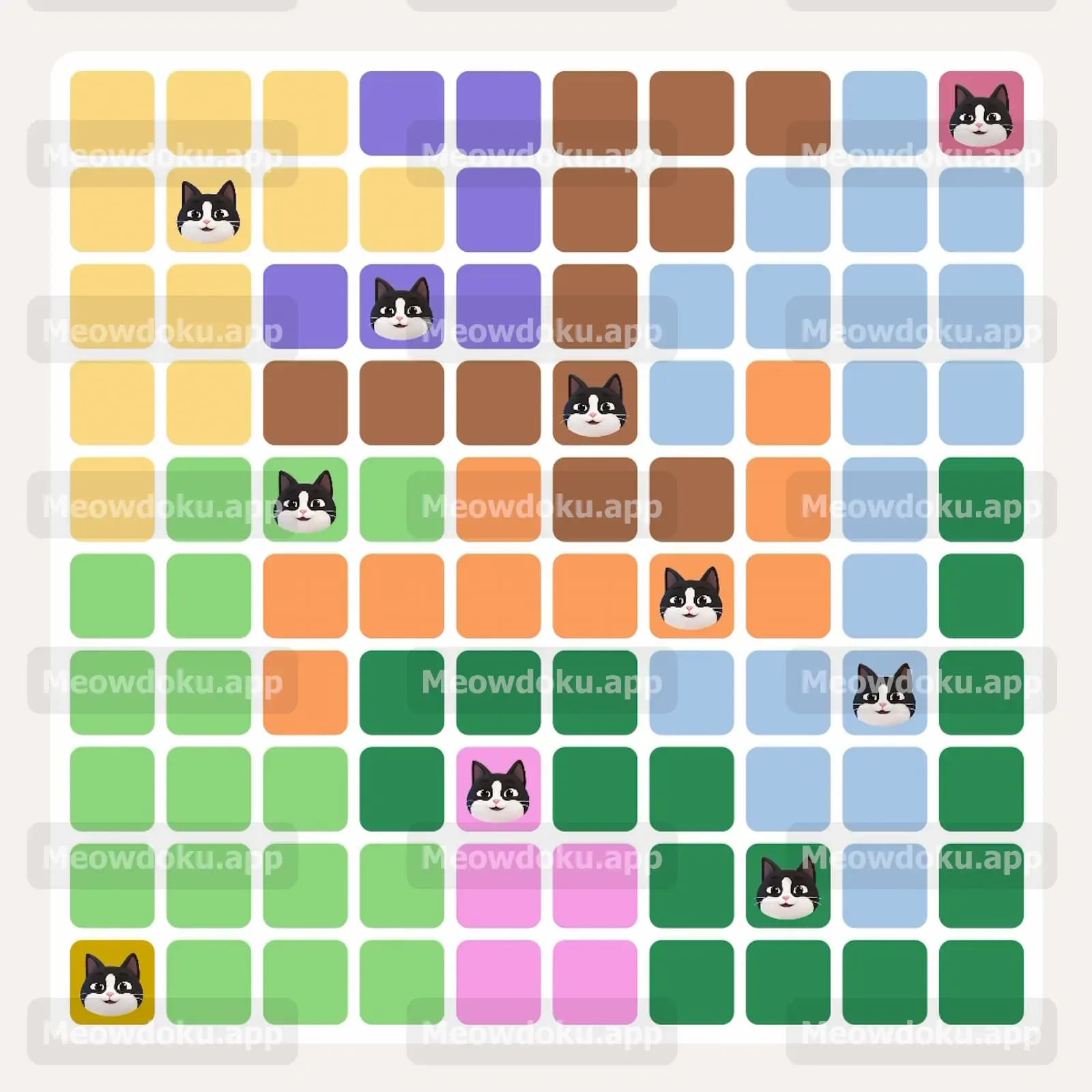 Meowdoku Level 290 Screenshot