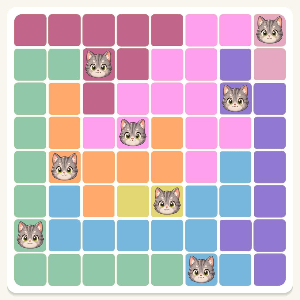 Meowdoku Level 599 Screenshot