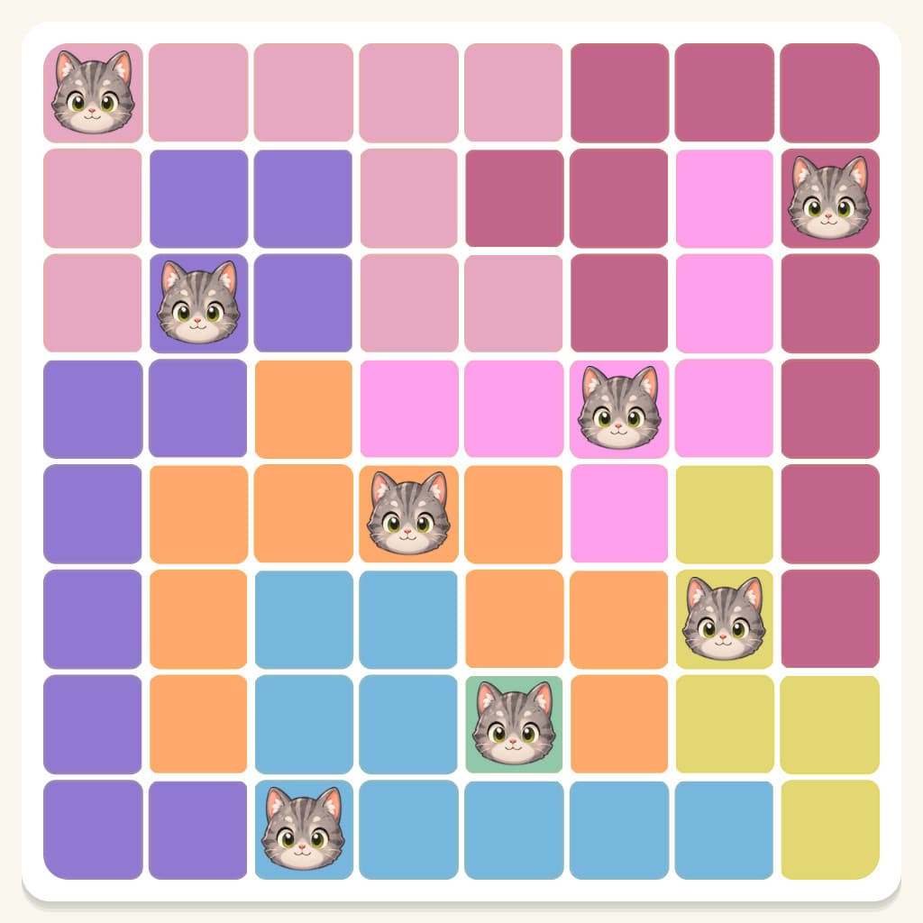 Meowdoku Level 157 Screenshot