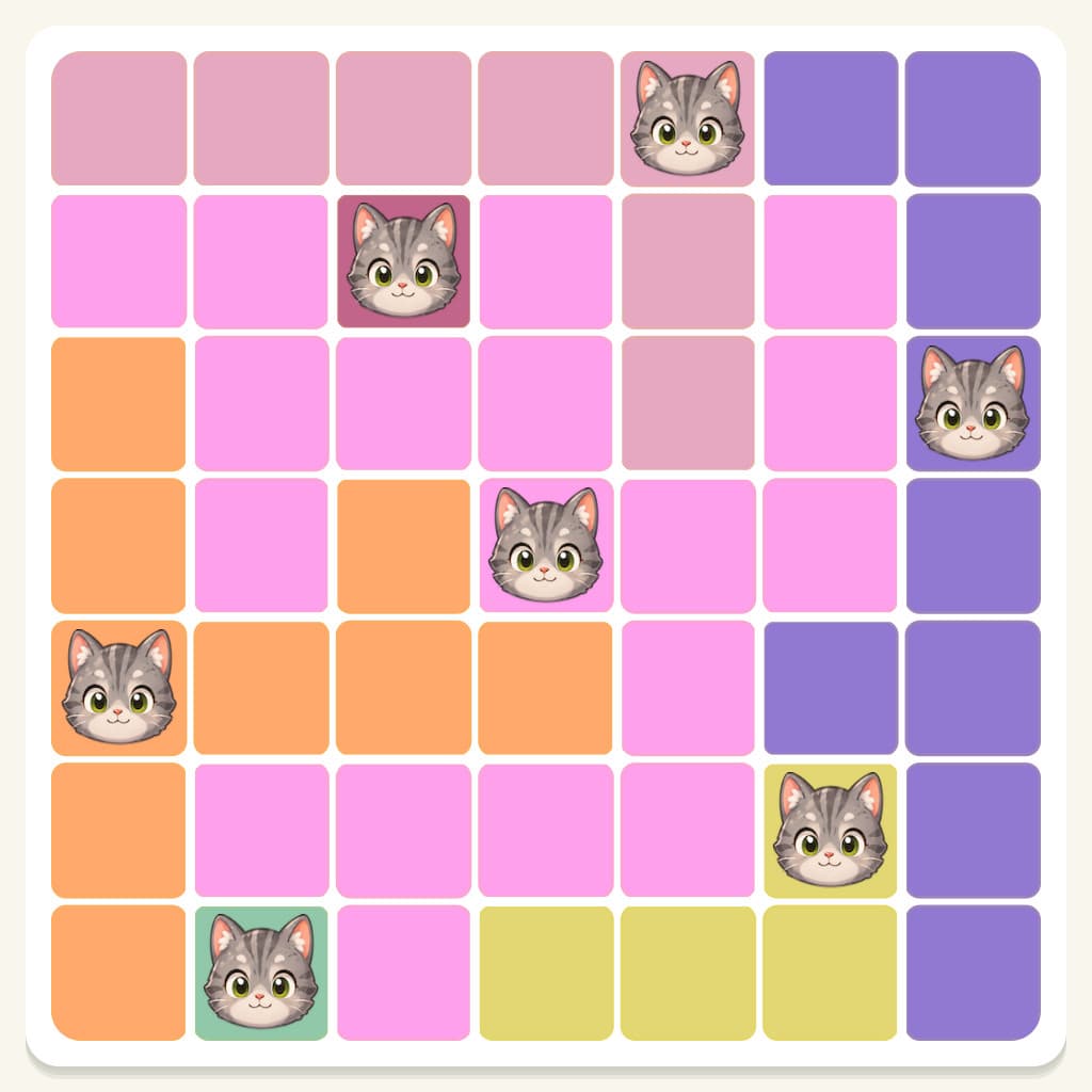 Meowdoku Level 57 Screenshot
