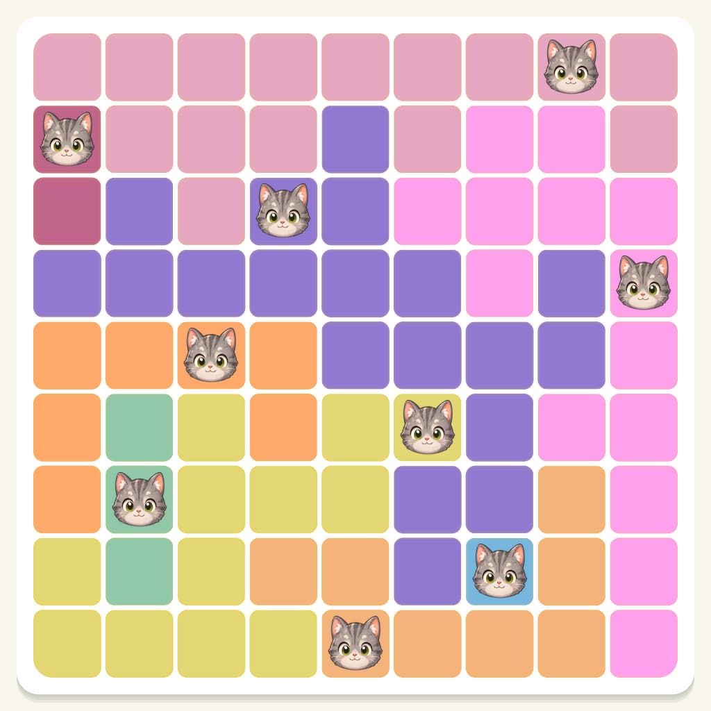 Meowdoku Level 708 Screenshot