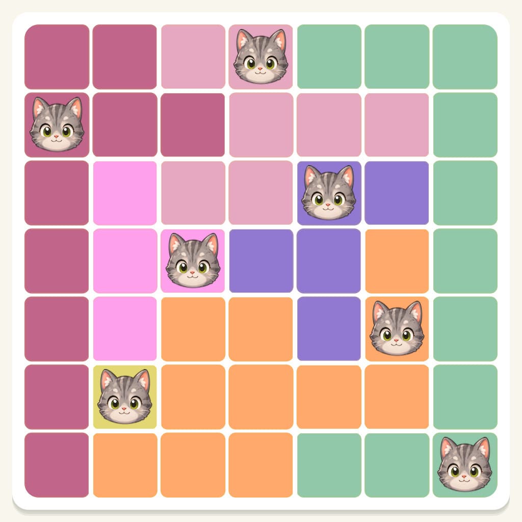 Meowdoku Level 343 Screenshot
