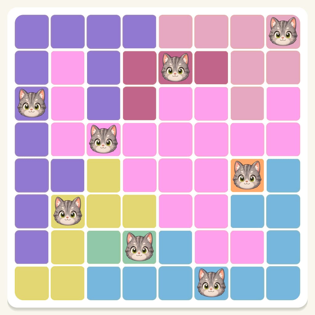 Meowdoku Level 127 Screenshot