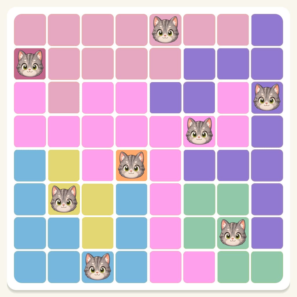 Meowdoku Level 58 Screenshot
