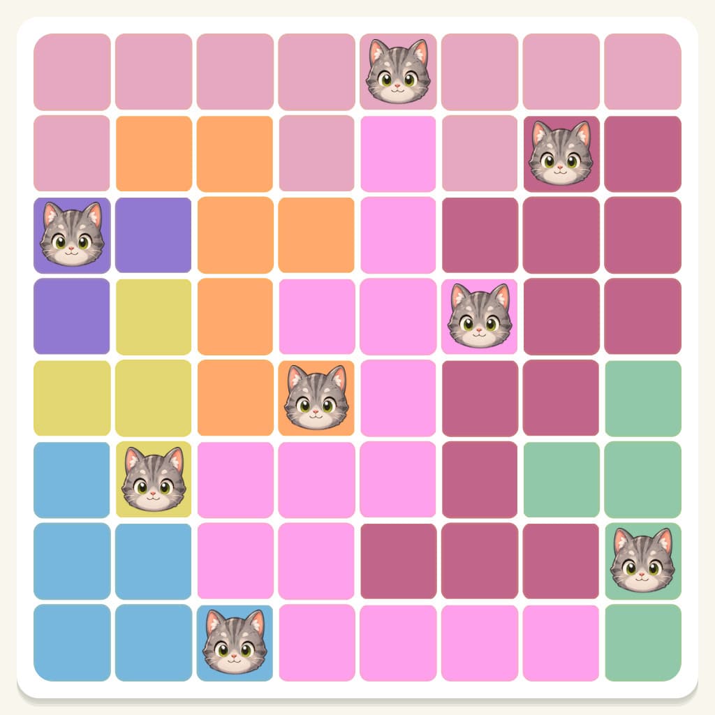 Meowdoku Level 587 Screenshot