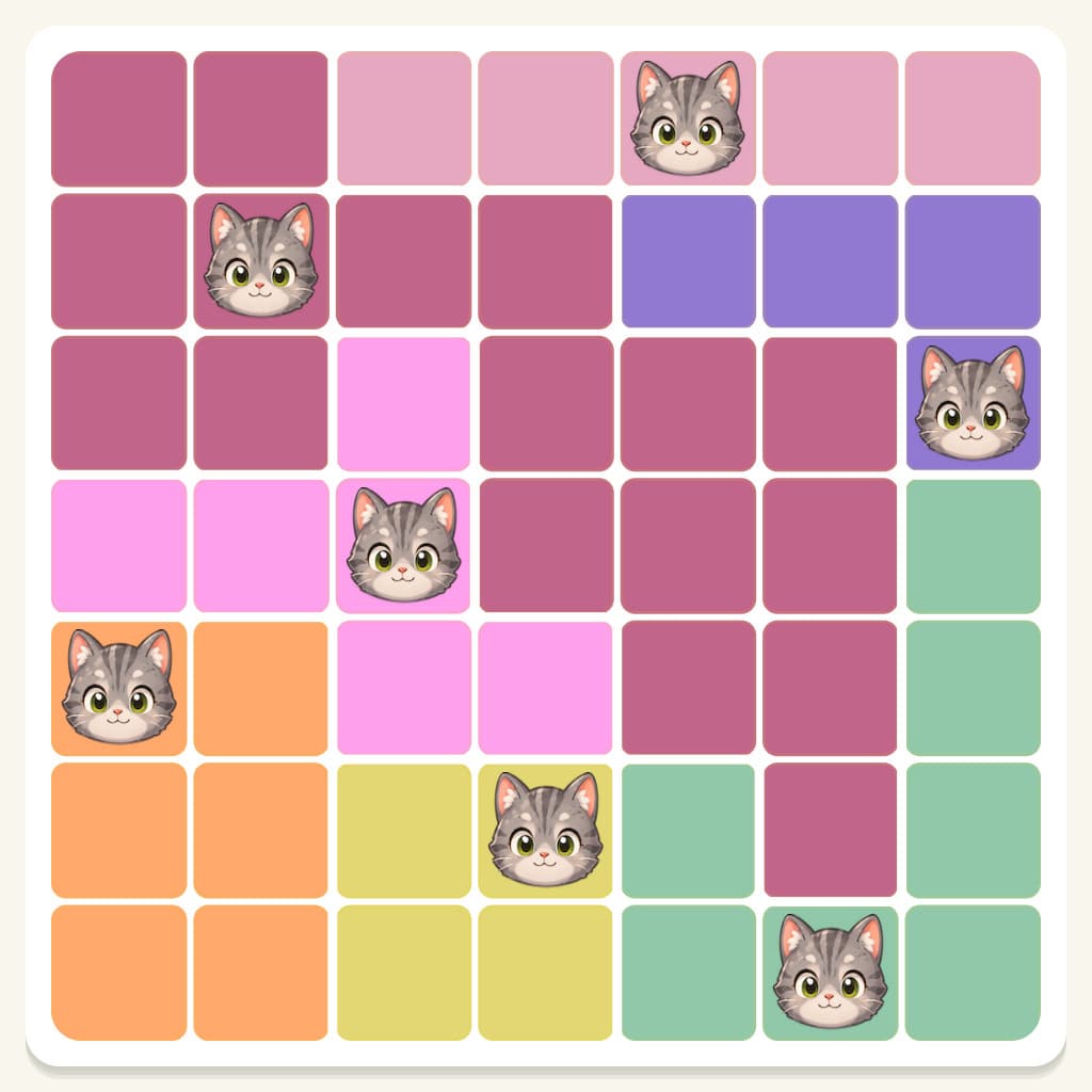 Meowdoku Level 896 Screenshot