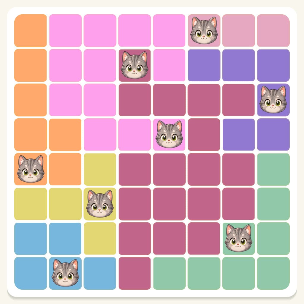 Meowdoku Level 869 Answer, Cheat & Solution