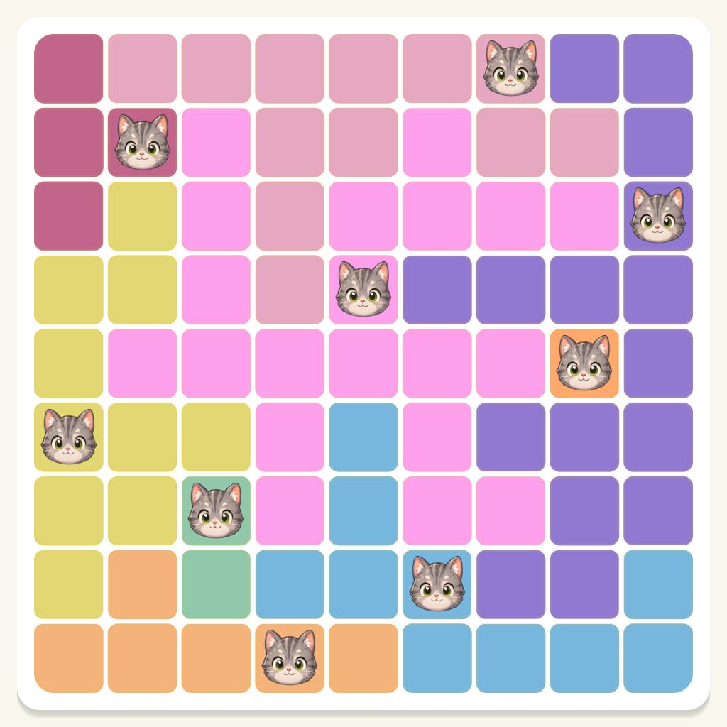 Meowdoku Level 354 Answer, Cheat & Solution