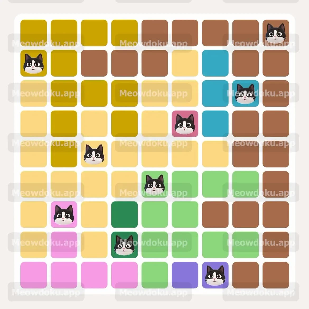 Meowdoku Level 44 Screenshot