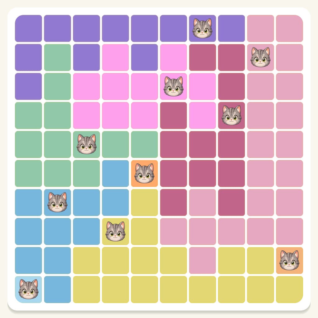 Meowdoku Level 545 Answer, Cheat & Solution