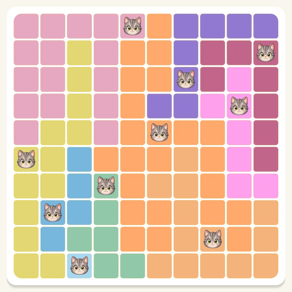 Meowdoku Level 140 Screenshot