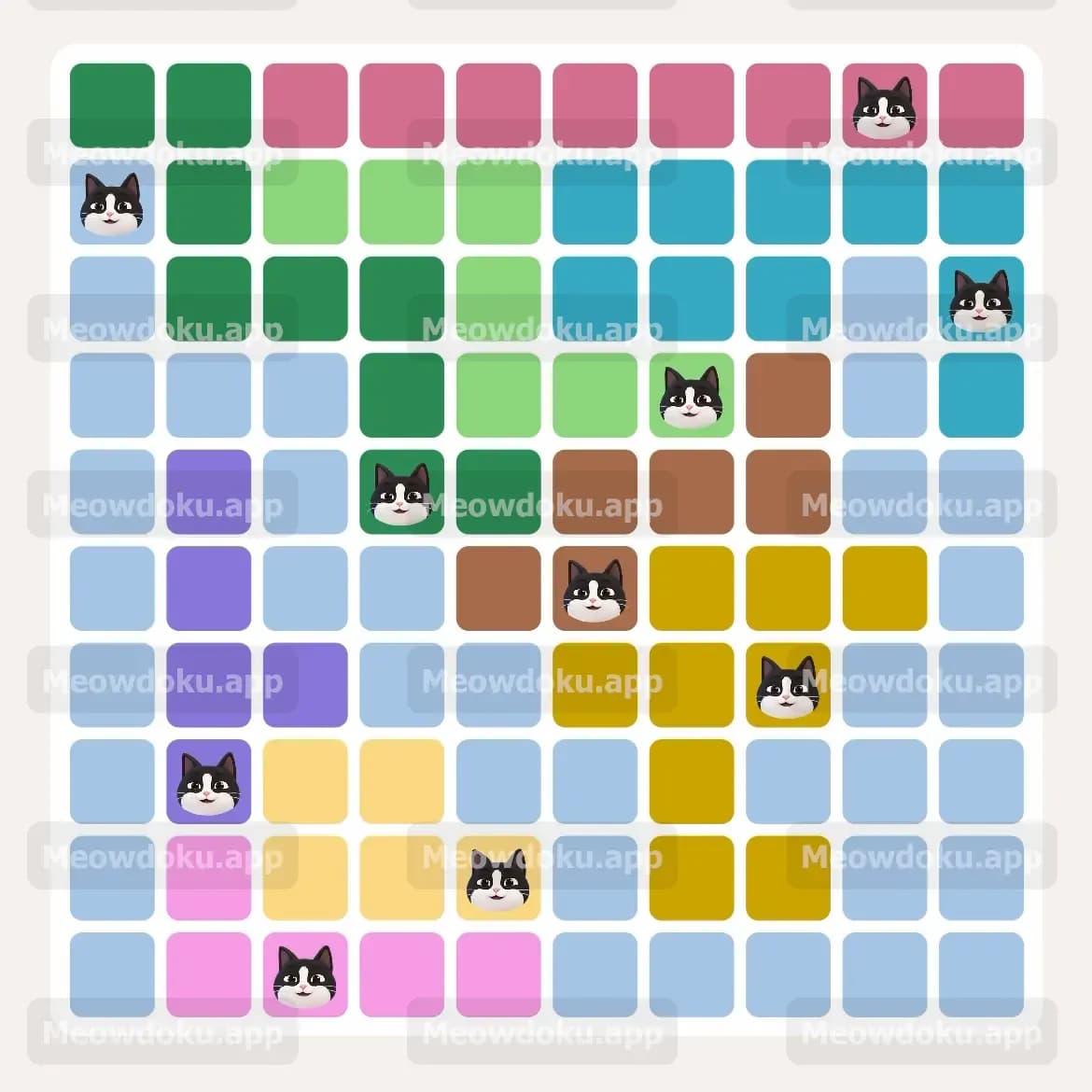 Meowdoku Level 215 Screenshot
