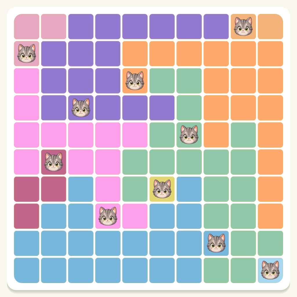Meowdoku Level 395 Screenshot