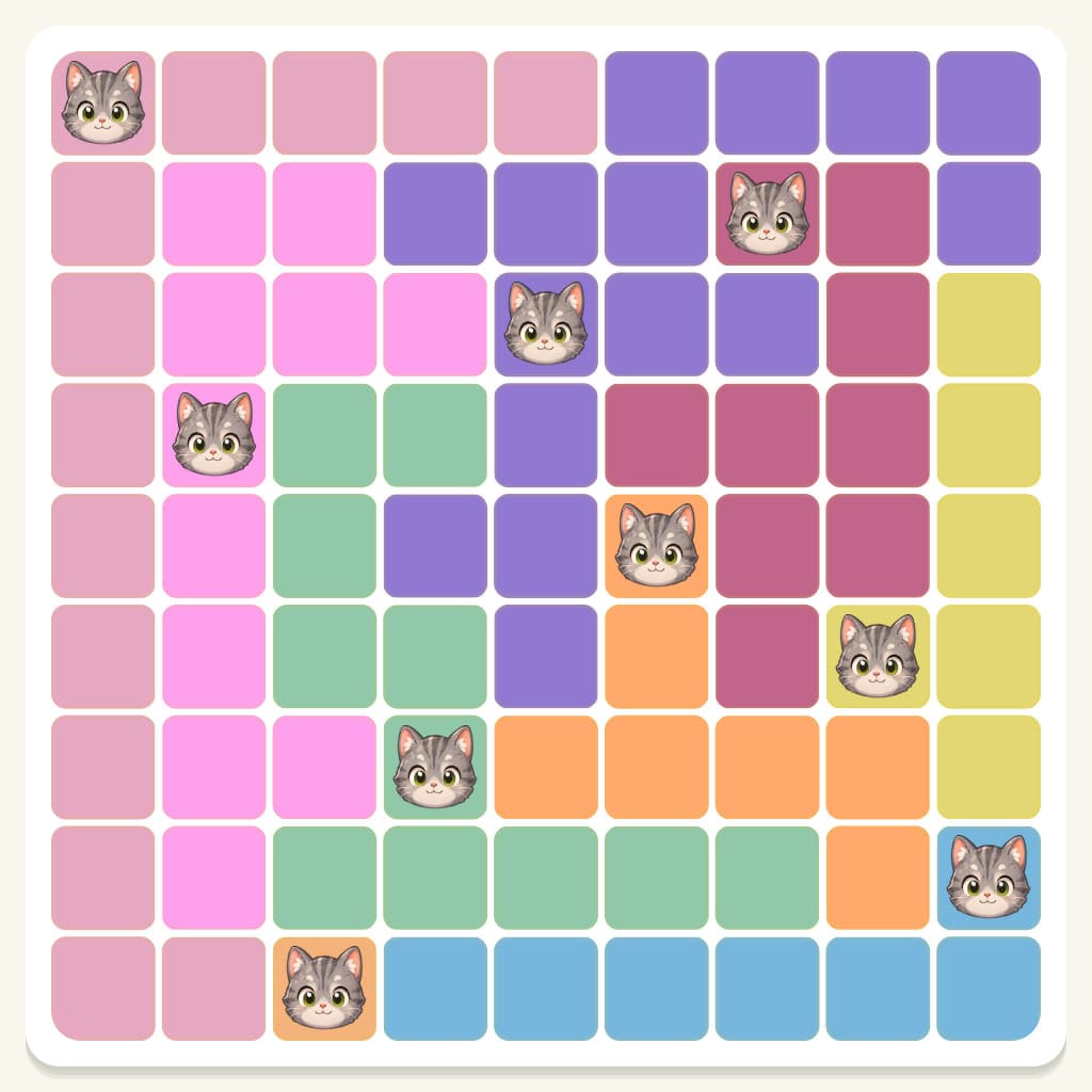 Meowdoku Level 484 Answer, Cheat & Solution