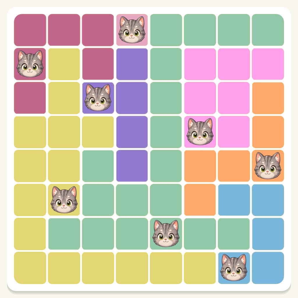 Meowdoku Level 272 Answer, Cheat & Solution