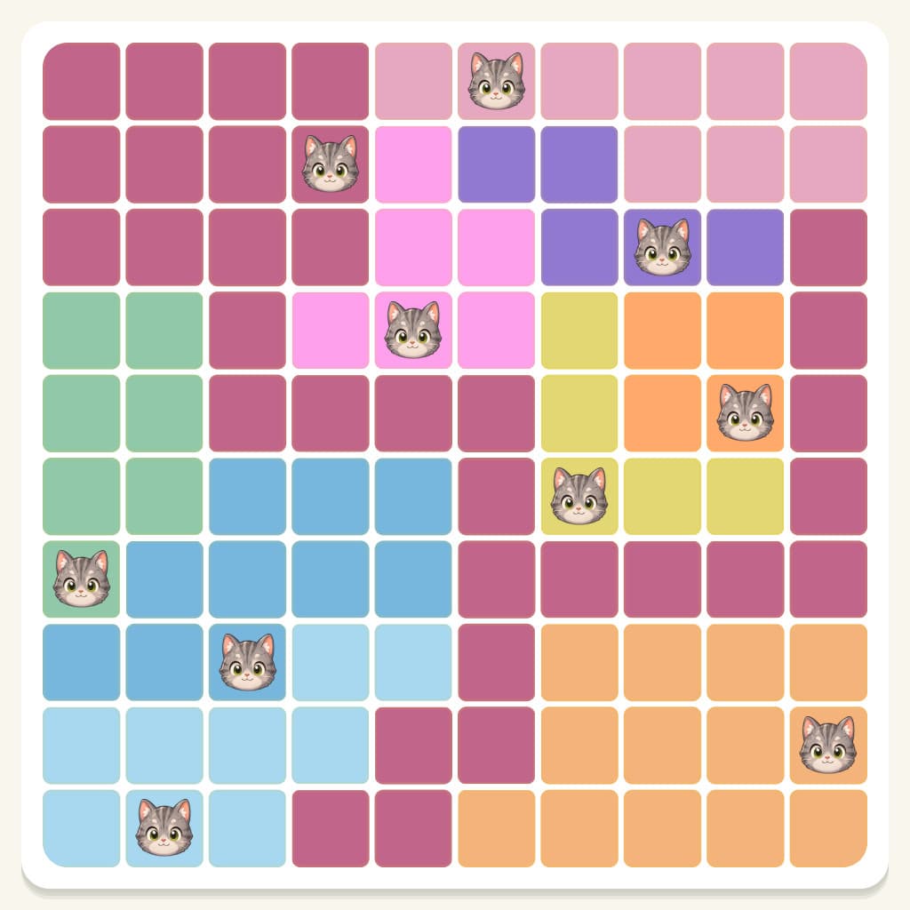 Meowdoku Level 890 Screenshot
