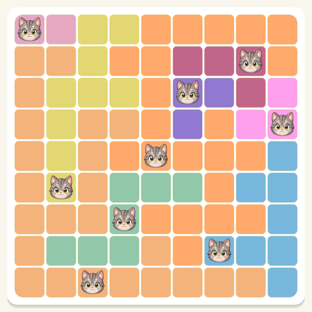Meowdoku Level 678 Answer, Cheat & Solution