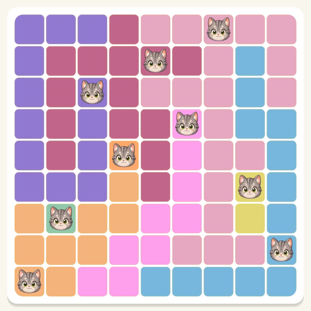 Meowdoku Level 754 Answer, Cheat & Solution