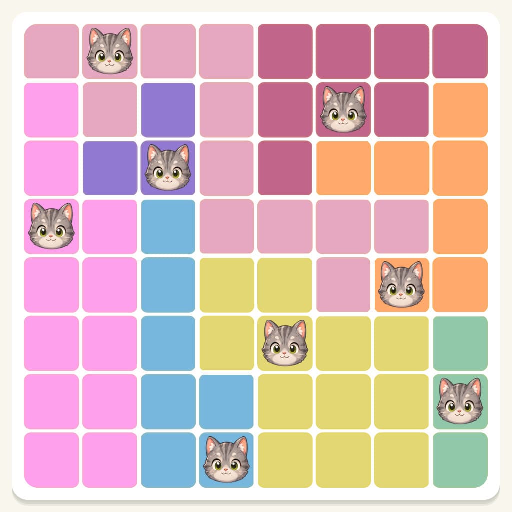 Meowdoku Level 859 Answer, Cheat & Solution