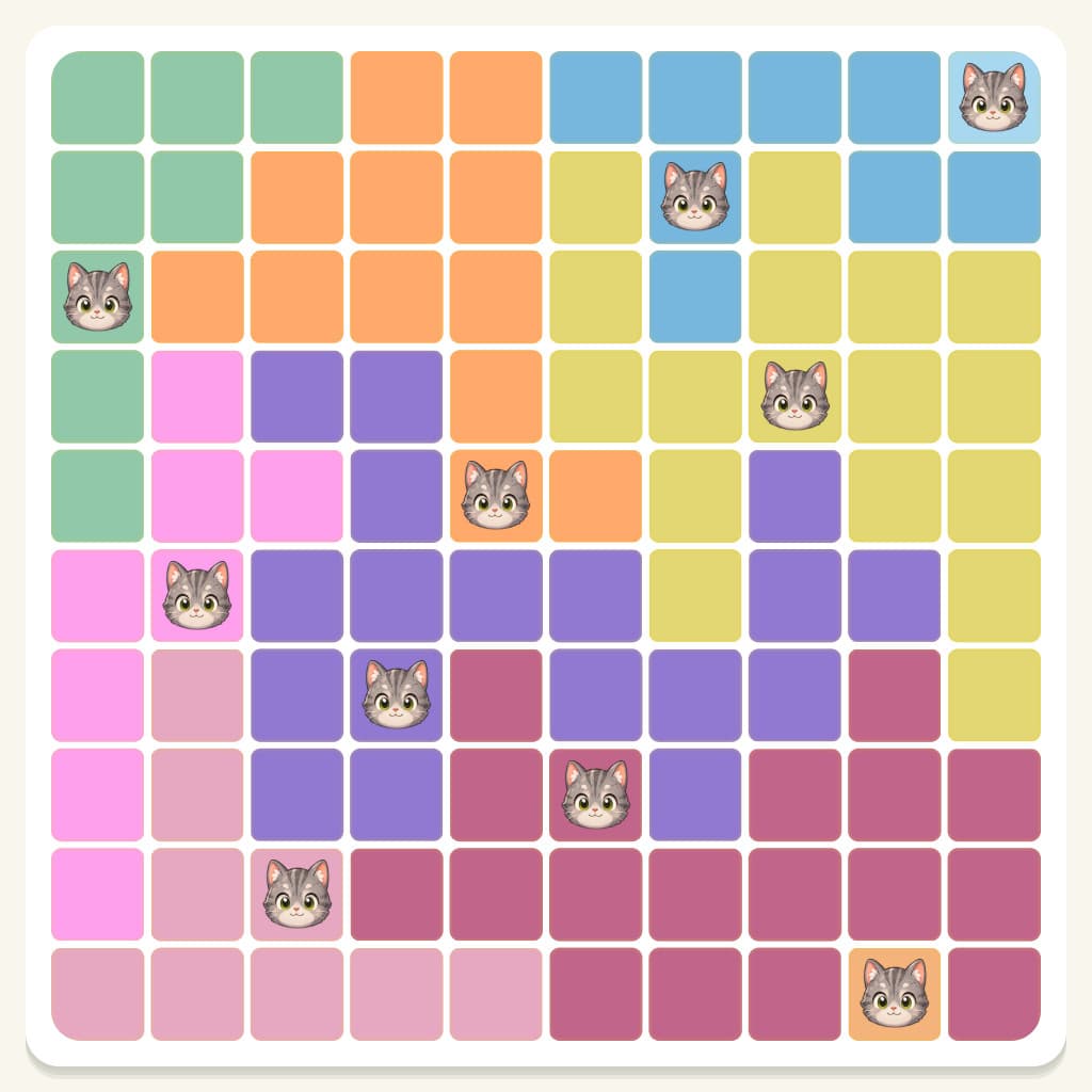 Meowdoku Level 795 Answer, Cheat & Solution