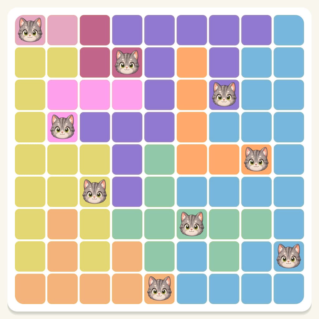 Meowdoku Level 618 Answer, Cheat & Solution