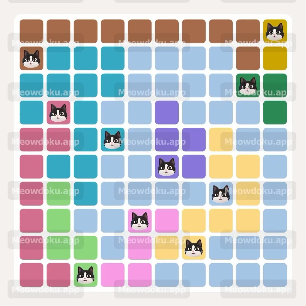 Meowdoku Level 150 Screenshot